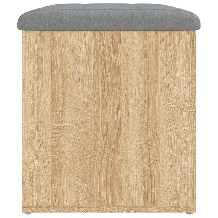 opbevaringsbænk Sonoma eg 62x42x45 cm konstrueret træ