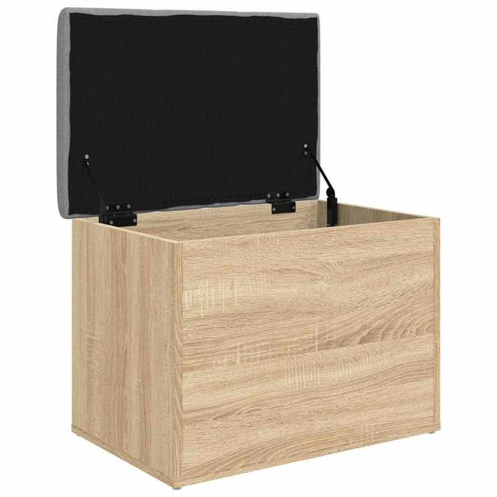opbevaringsbænk Sonoma eg 62x42x45 cm konstrueret træ