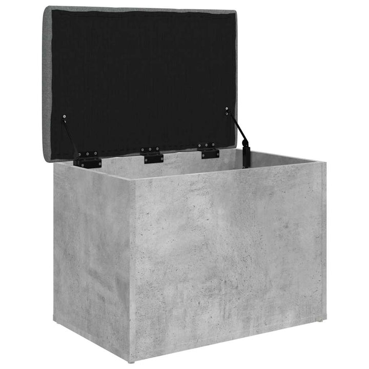 skobænk 62x42x45 cm konstrueret træ betongrå
