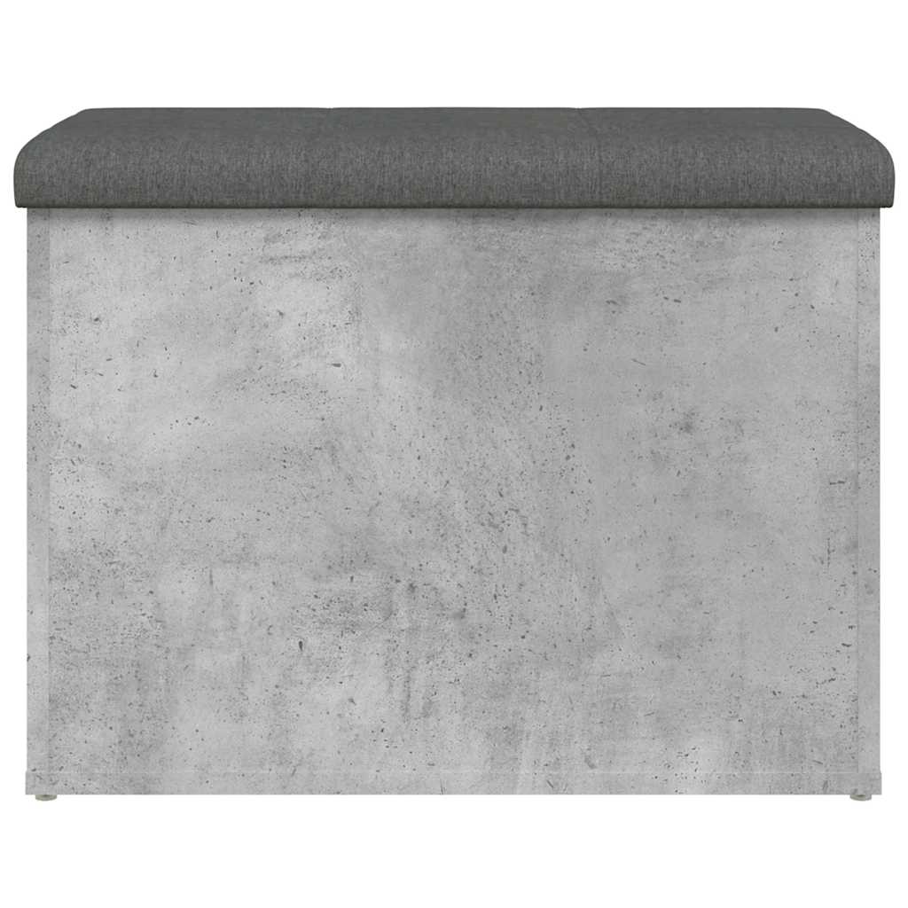 skobænk 62x42x45 cm konstrueret træ betongrå