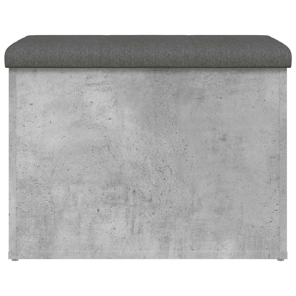 skobænk 62x42x45 cm konstrueret træ betongrå