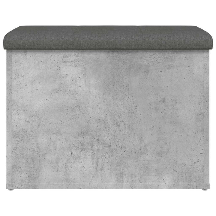skobænk 62x42x45 cm konstrueret træ betongrå