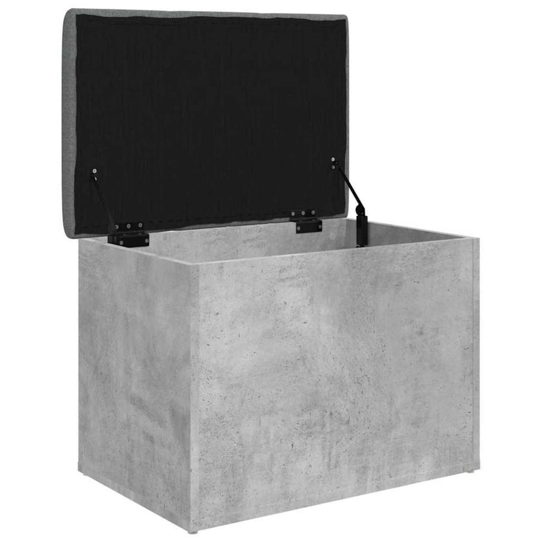 skobænk 62x42x45 cm konstrueret træ betongrå