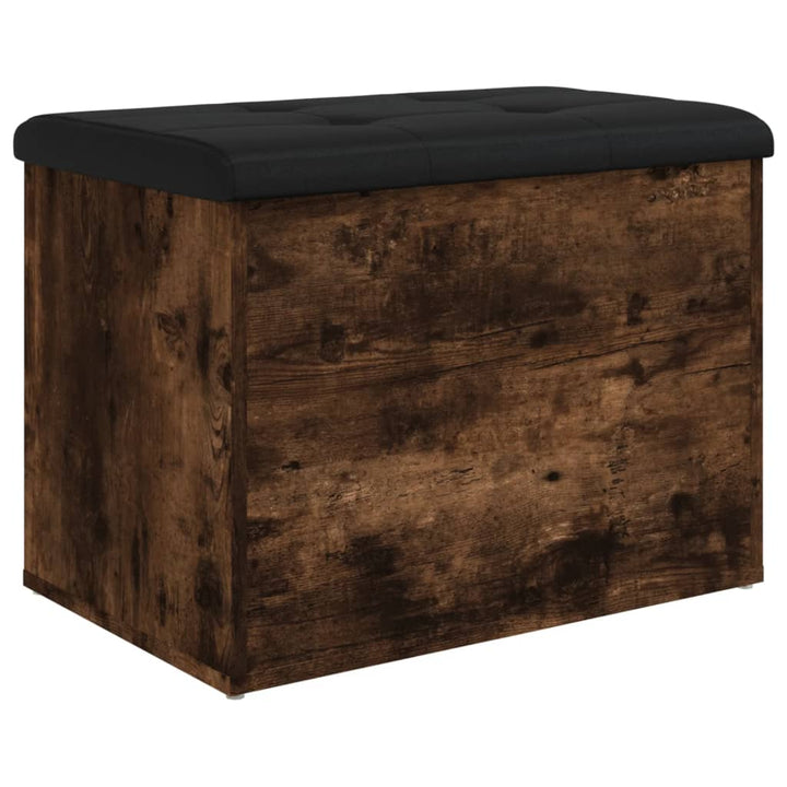skobænk 62x42x45 cm konstrueret træ røget egetræsfarve