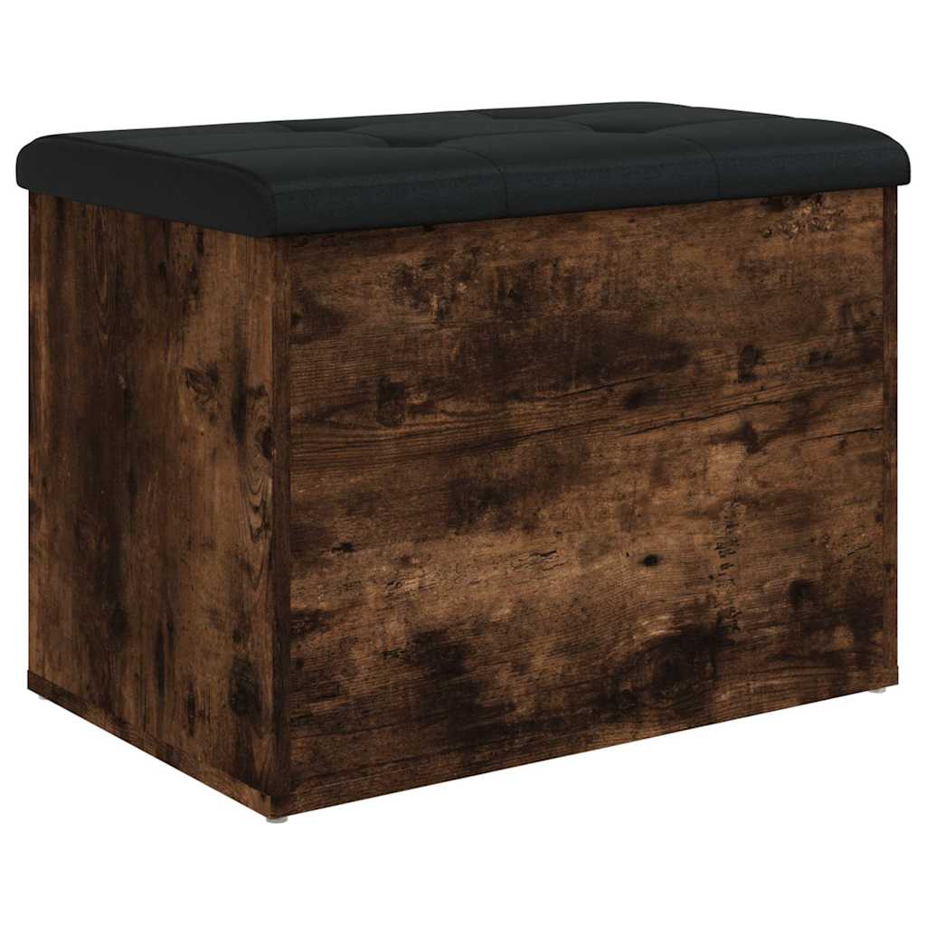 skobænk 62x42x45 cm konstrueret træ røget egetræsfarve