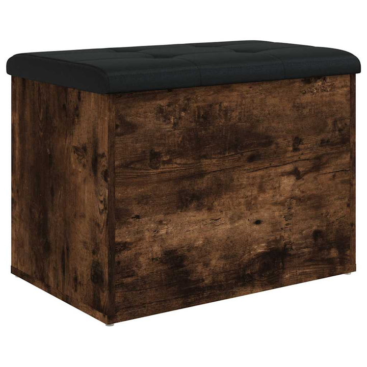 skobænk 62x42x45 cm konstrueret træ røget egetræsfarve