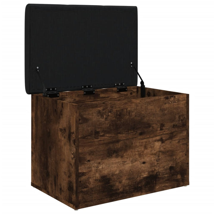 skobænk 62x42x45 cm konstrueret træ røget egetræsfarve
