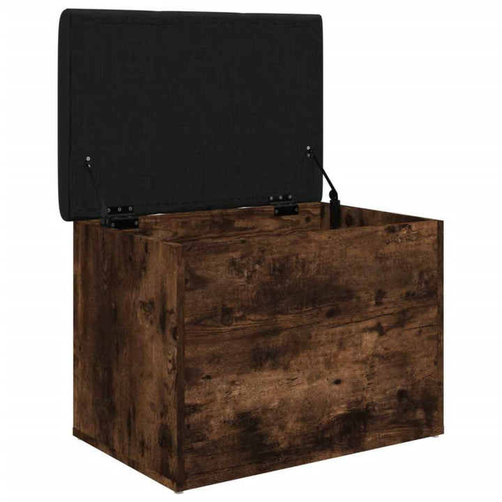 skobænk 62x42x45 cm konstrueret træ røget egetræsfarve