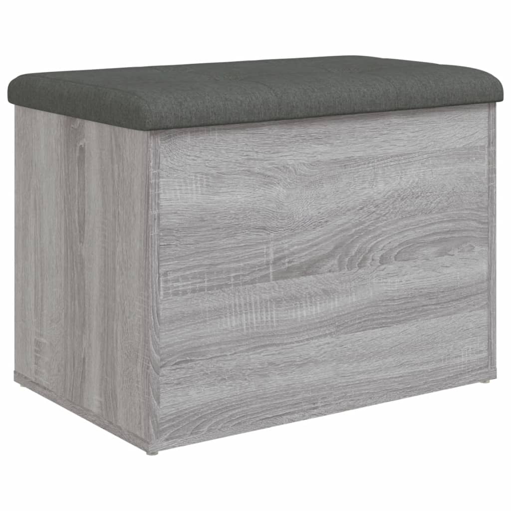 skobænk 62x42x45 cm konstrueret træ grå sonoma-eg
