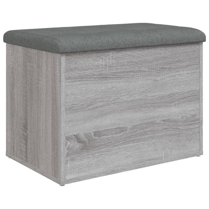 skobænk 62x42x45 cm konstrueret træ grå sonoma-eg