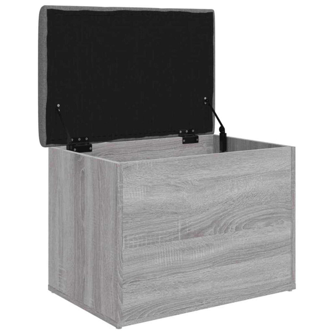 skobænk 62x42x45 cm konstrueret træ grå sonoma-eg