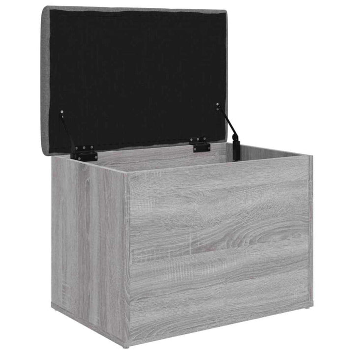 skobænk 62x42x45 cm konstrueret træ grå sonoma-eg