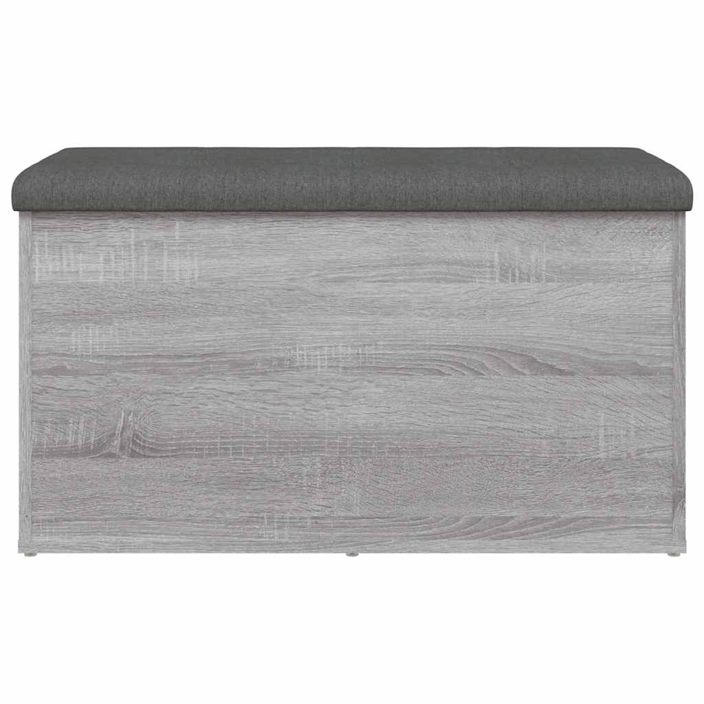 skobænk 82x42x45 cm konstrueret træ grå sonoma-eg