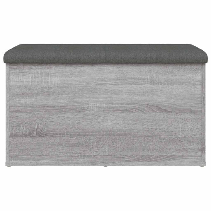skobænk 82x42x45 cm konstrueret træ grå sonoma-eg