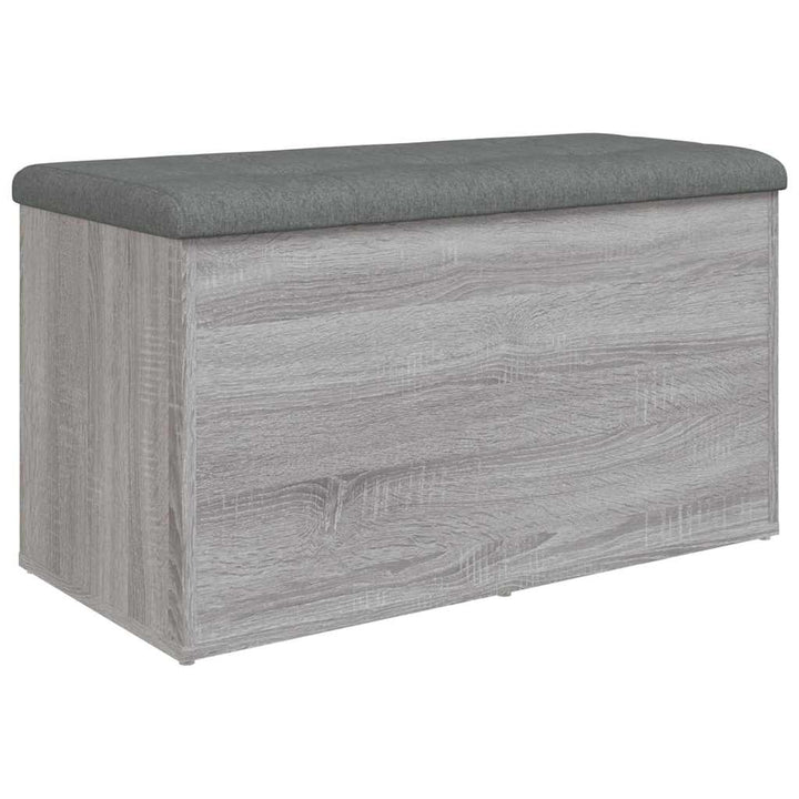 skobænk 82x42x45 cm konstrueret træ grå sonoma-eg