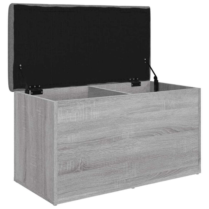 skobænk 82x42x45 cm konstrueret træ grå sonoma-eg