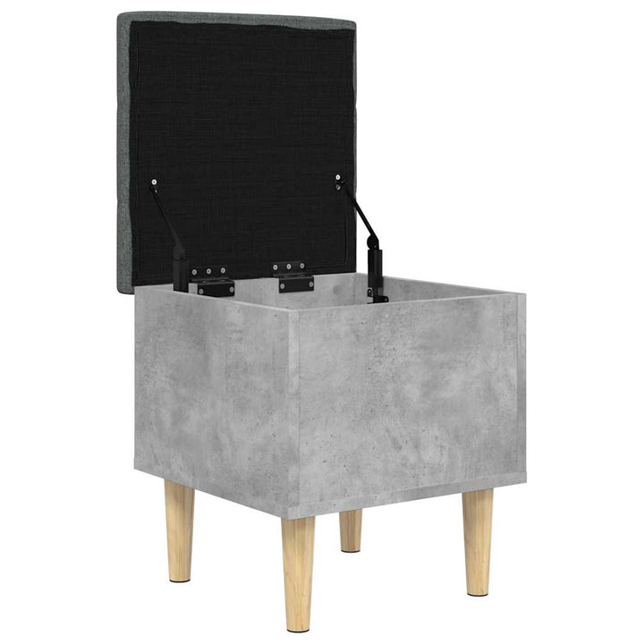 skobænk 42x42x46 cm konstrueret træ betongrå