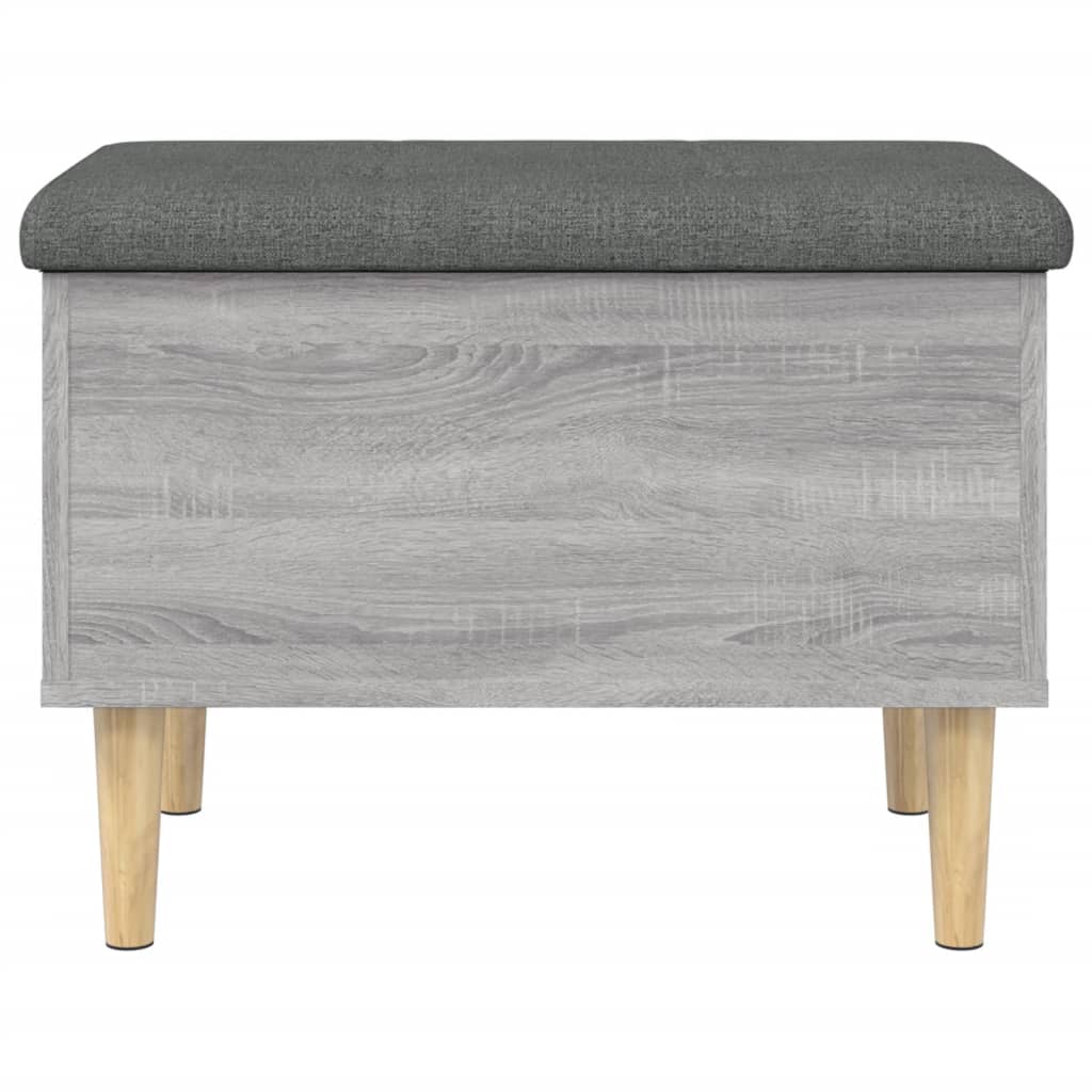 skobænk 62x42x46 cm konstrueret træ grå sonoma-eg