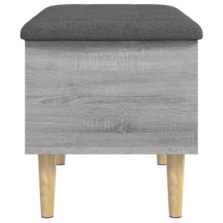 skobænk 62x42x46 cm konstrueret træ grå sonoma-eg