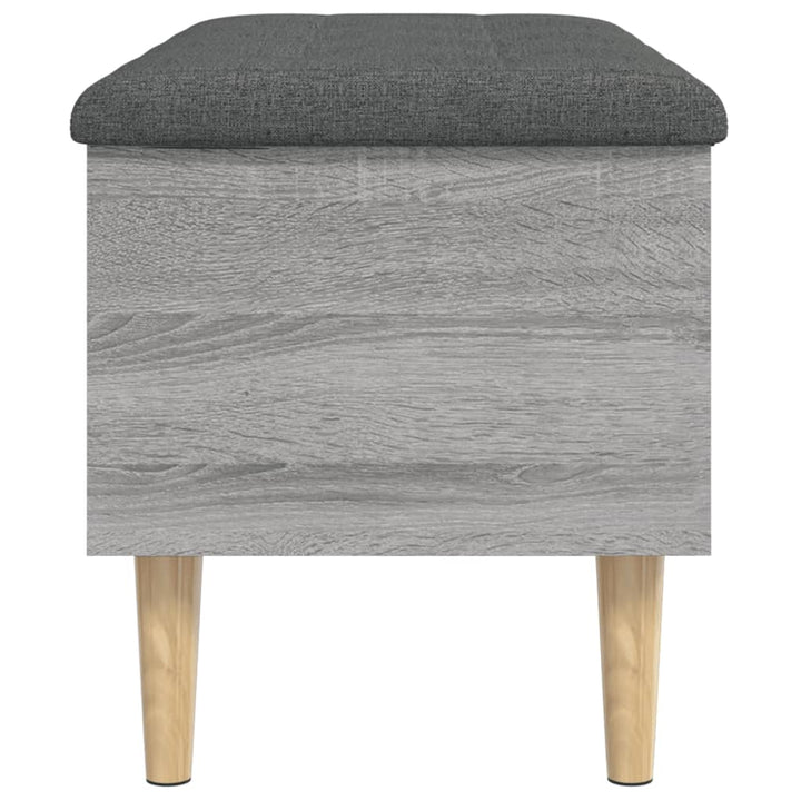 skobænk 82x42x46 cm konstrueret træ grå sonoma-eg