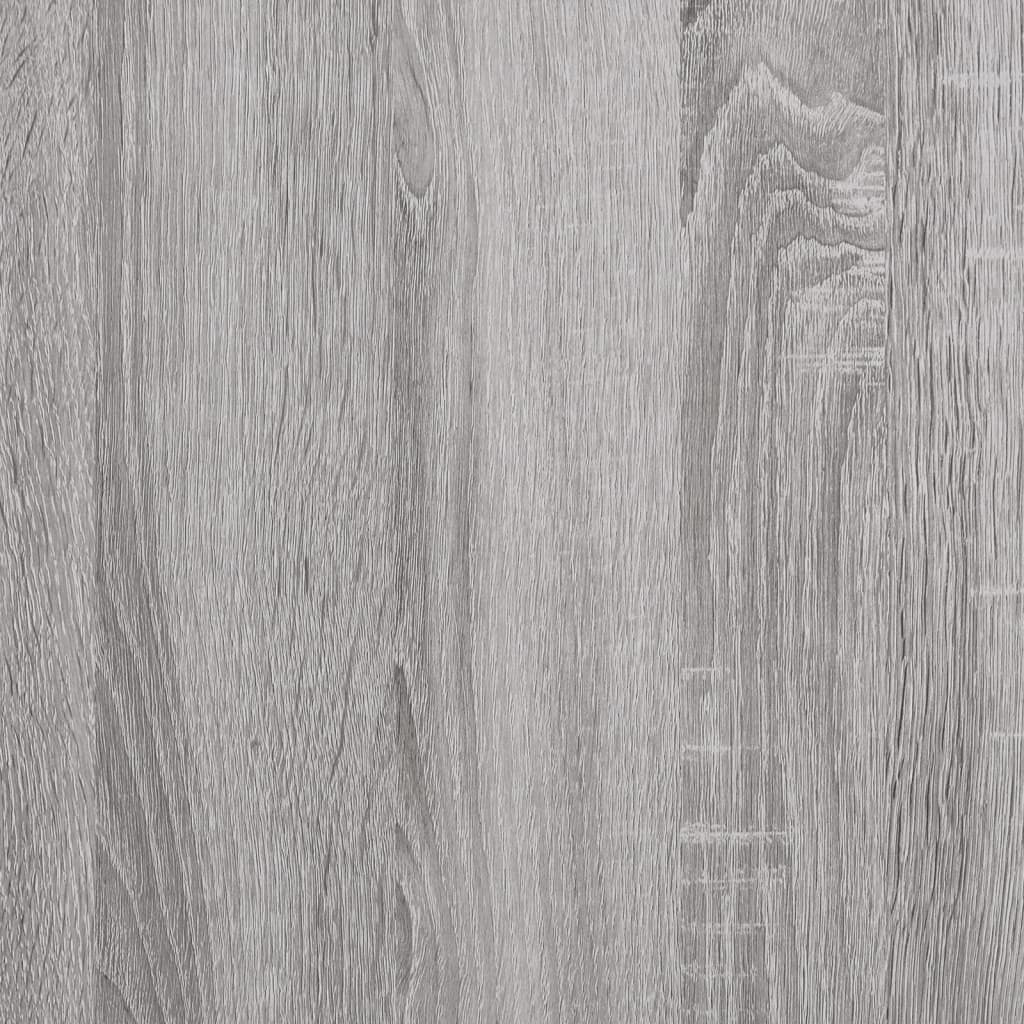 opbevaringsbænk 102x42x46 cm konstrueret træ grå sonoma-eg