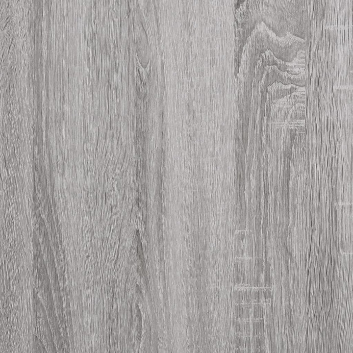 opbevaringsbænk 102x42x46 cm konstrueret træ grå sonoma-eg
