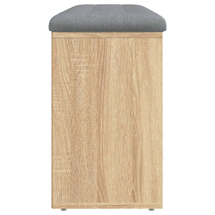 skobænk 102x32x50 cm konstrueret træ sonoma-eg