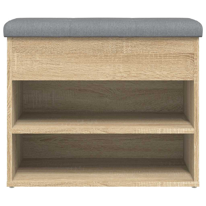 skobænk 62x32x50 cm konstrueret træ sonoma-eg