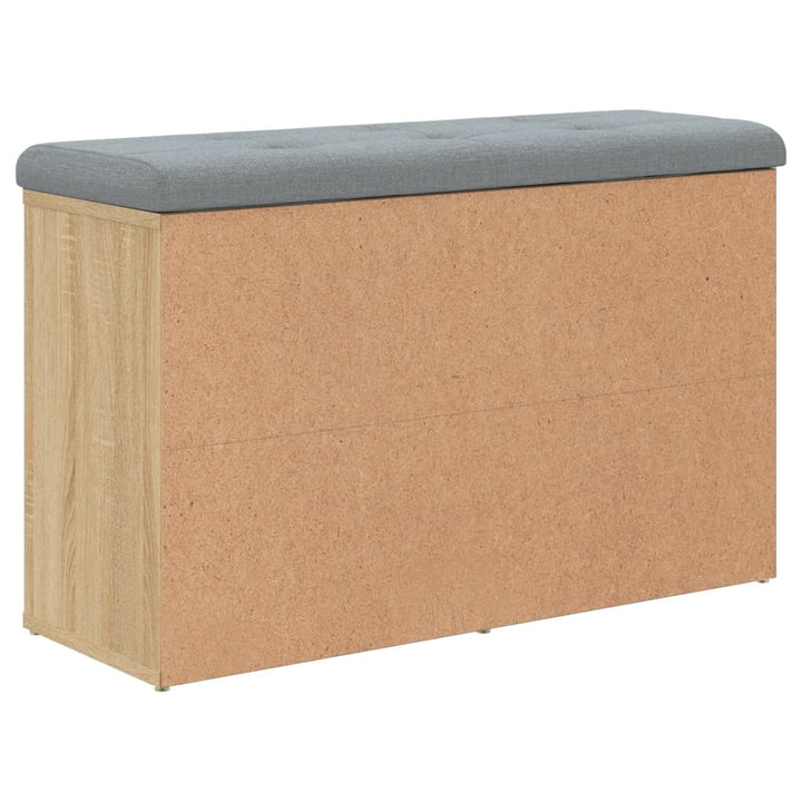 skobænk Sonoma eg 82x32x50 cm konstrueret træ