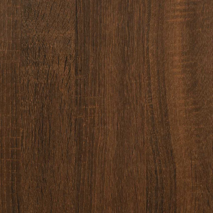 skobænk 62x42x45 cm konstrueret træ brun egetræsfarve