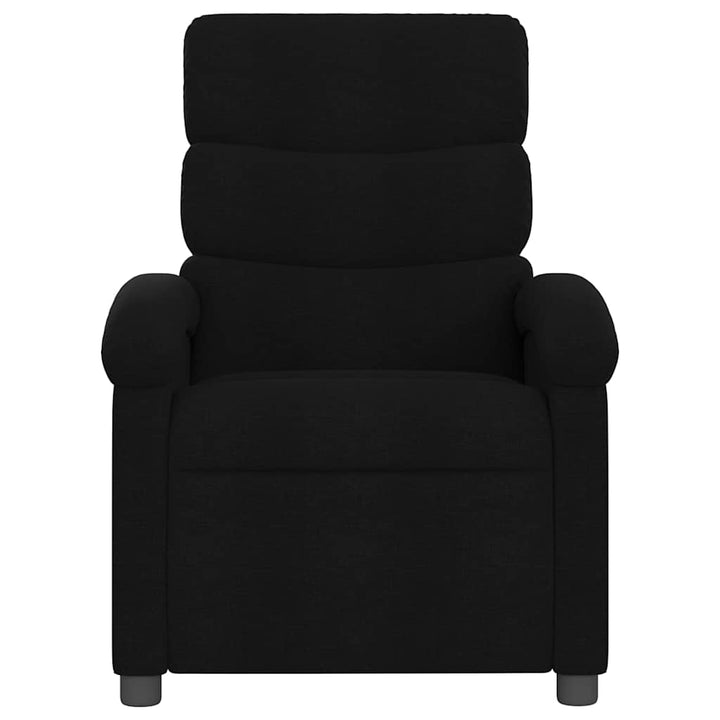 eldrevet massagestol stof sort