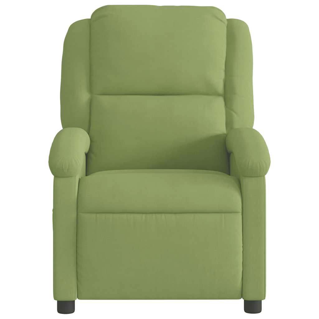 massagestol velour lysegrøn
