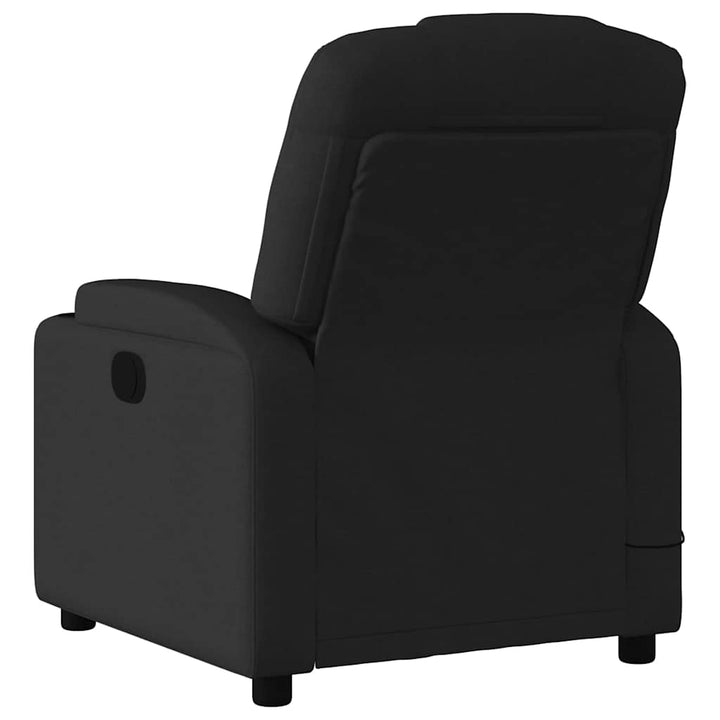 eldrevet massagestol stof sort