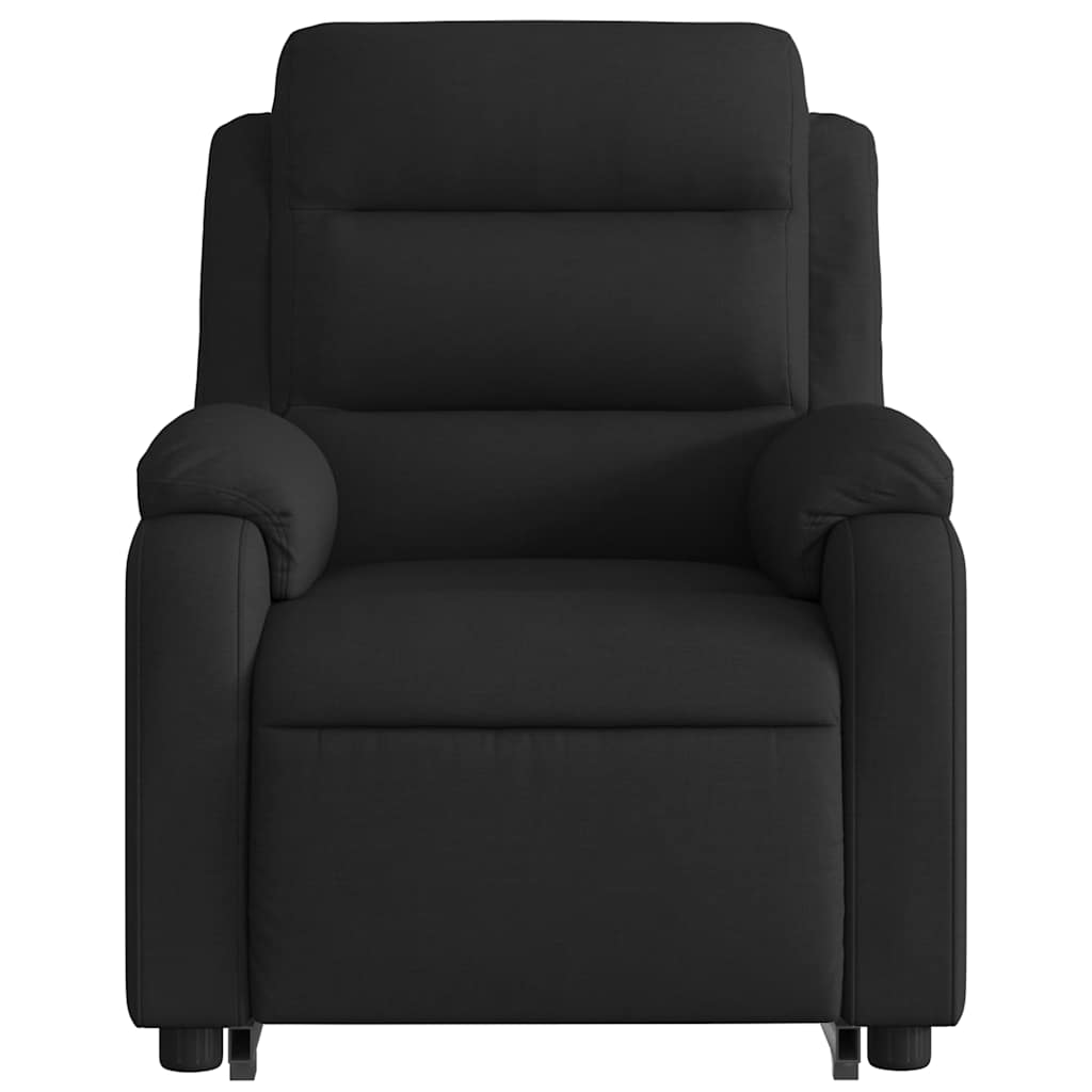 elektrisk massagestol med løftefunktion stof sort