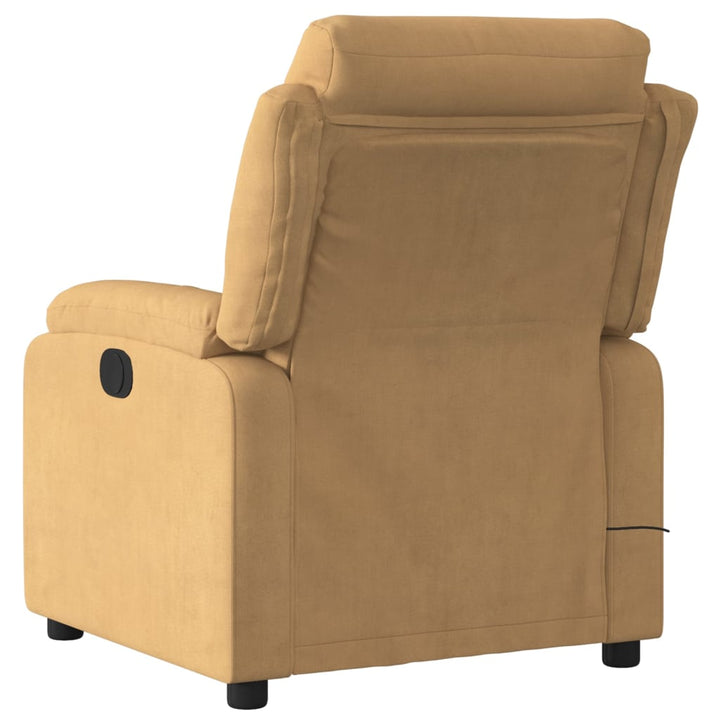 massagestol velour brun
