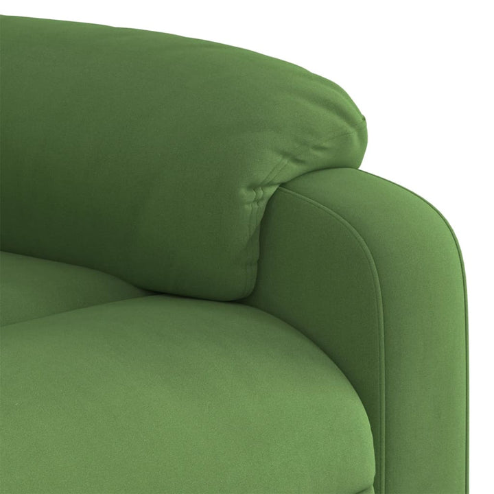 løftestol velour lysegrøn