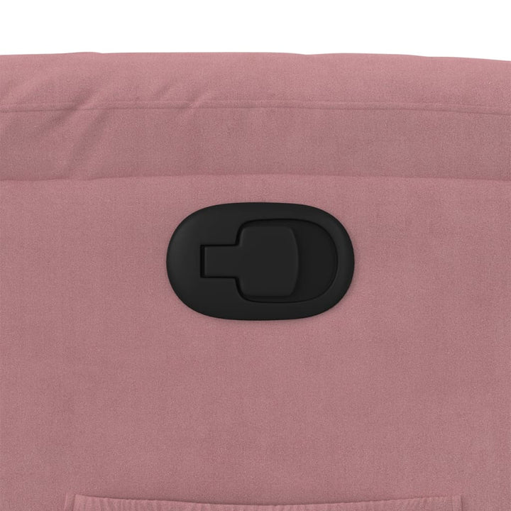 løftestol velour pink