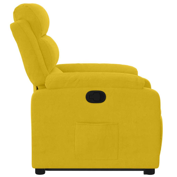 løftestol velour gul