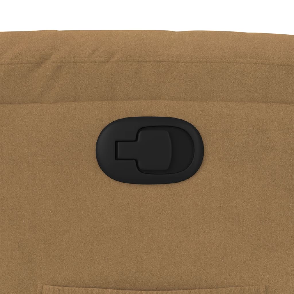 løftestol velour brun