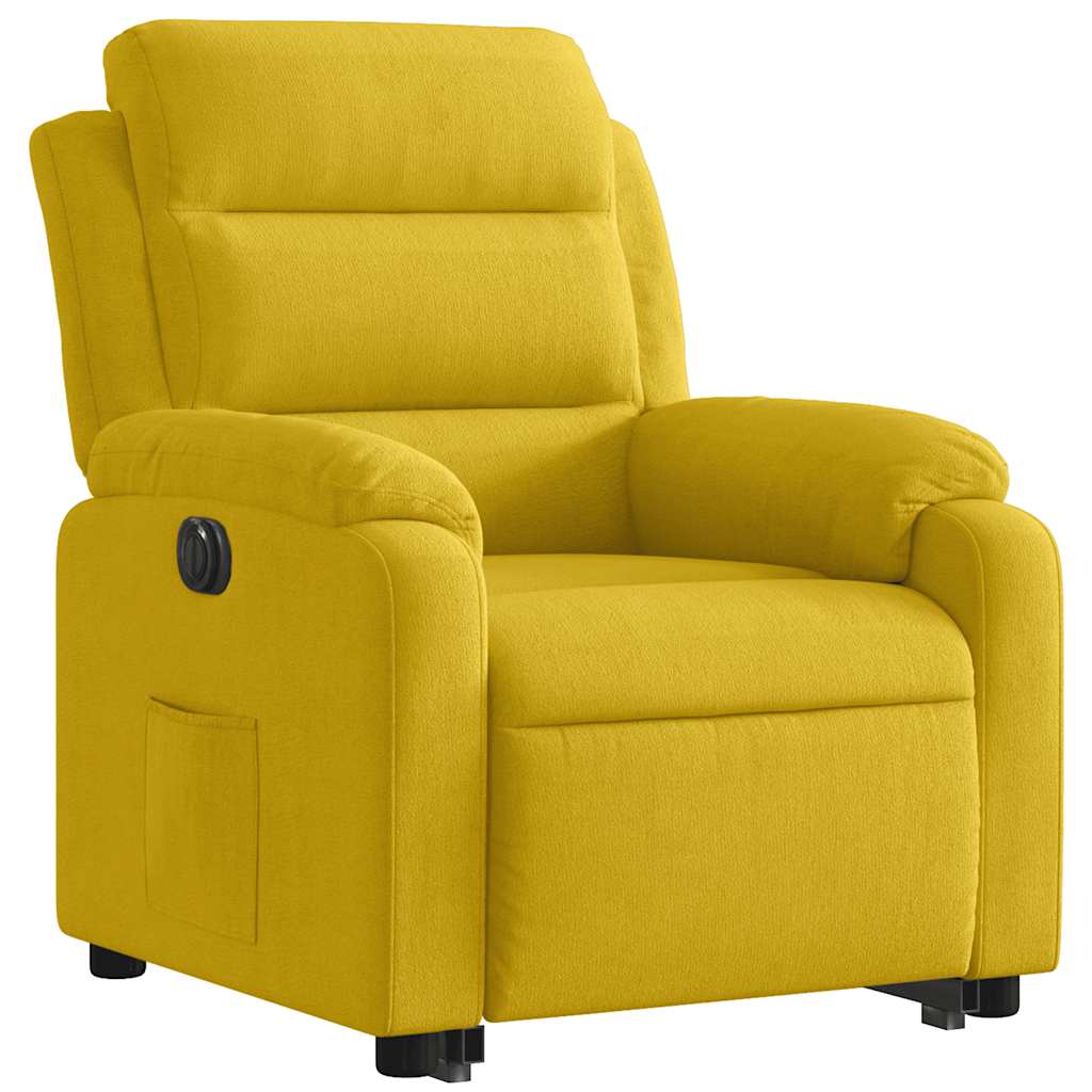 løftestol velour gul