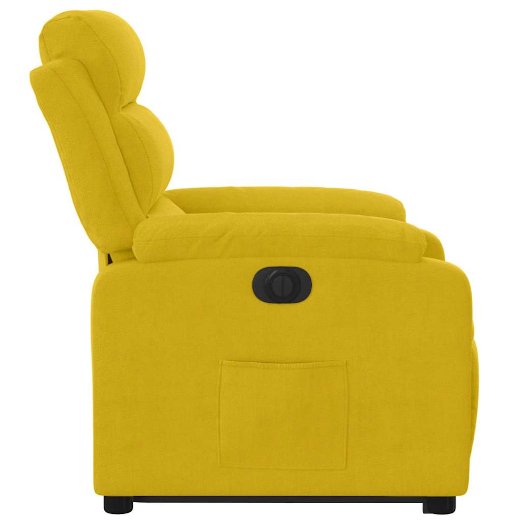 løftestol velour gul