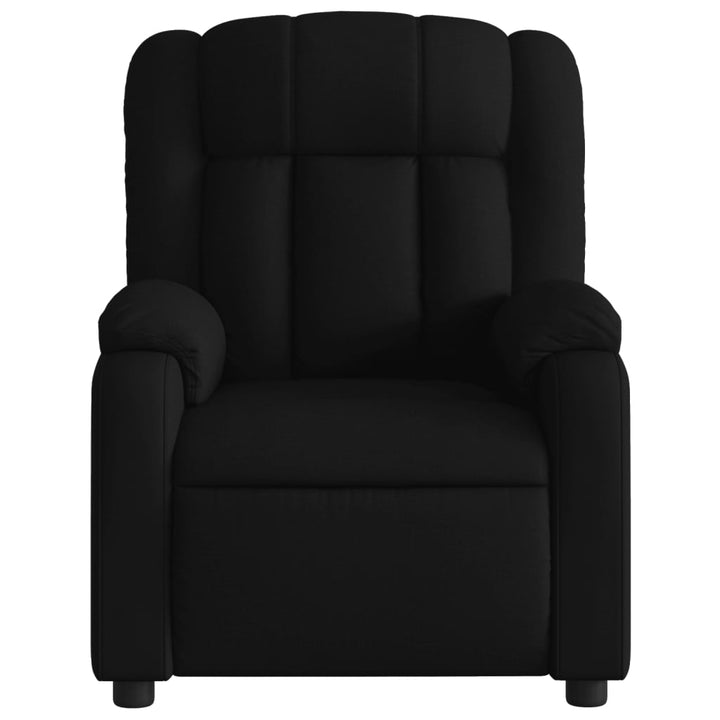 eldrevet massagestol stof sort