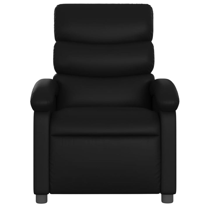 massagestol sort kunstlæder