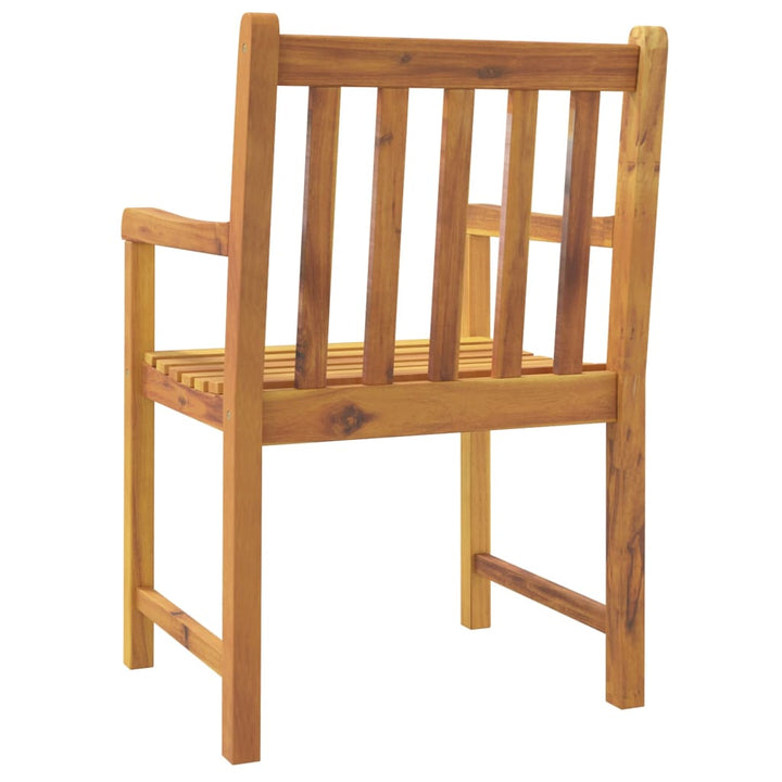havestole 8 stk. 56x55,5x90 cm massivt akacietræ
