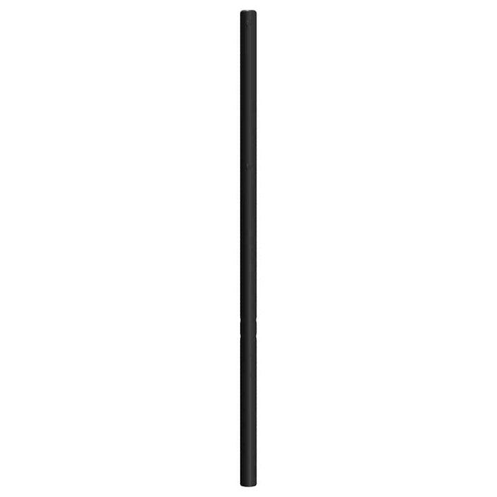 udskiftningsgavl 193 cm metal sort