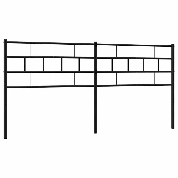 udskiftningsgavl 193 cm metal sort