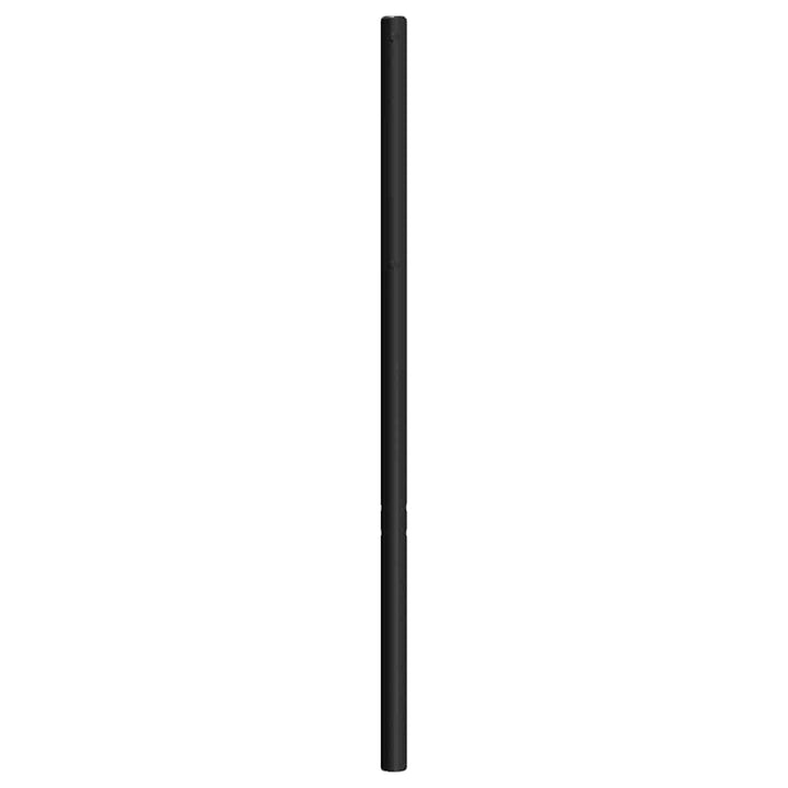 udskiftningsgavl 200 cm metal sort