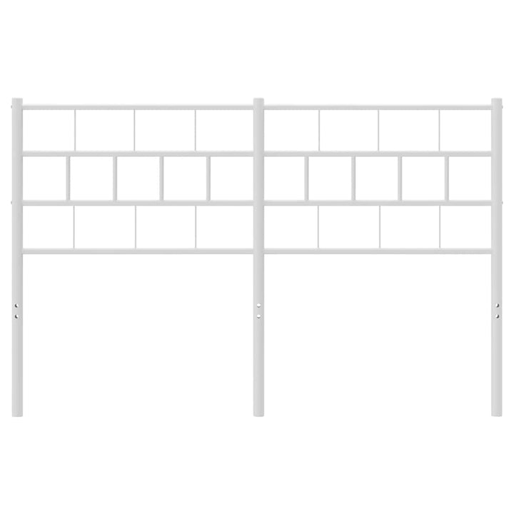 udskiftningsgavl 135 cm metal hvid