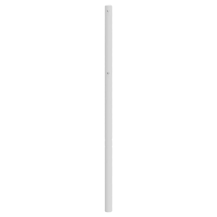 udskiftningsgavl 193 cm metal hvid