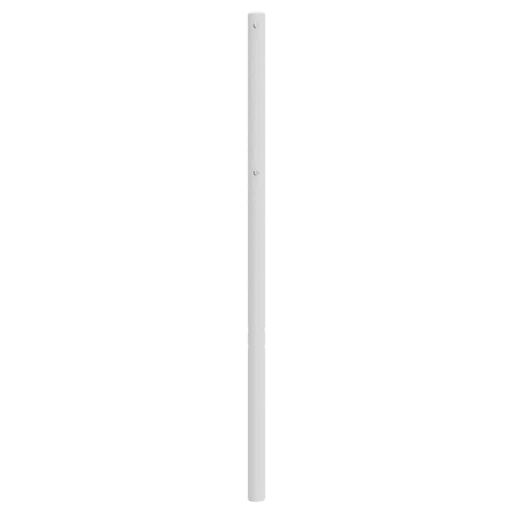 udskiftningsgavl 200 cm metal hvid